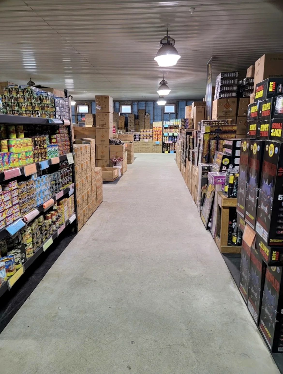 Main showroom aisle